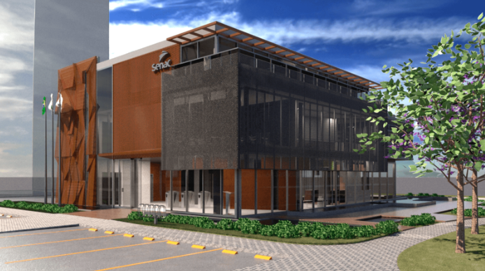 Render do Restaurante-Escola SENAC DF
